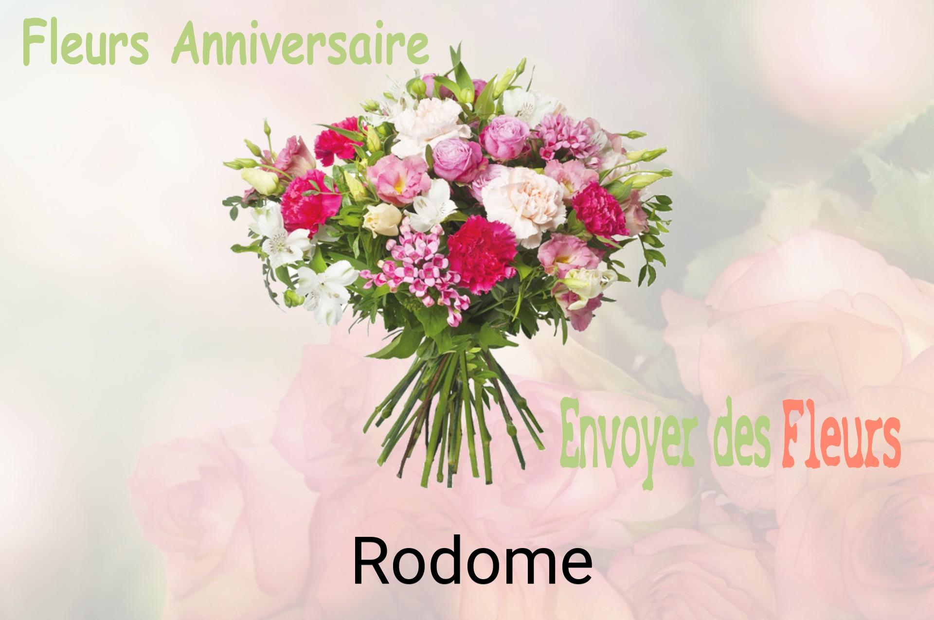 Bouquet de fleurs d’anniversaire livré à Rodome